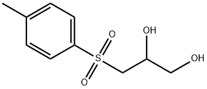 3-(p-トリルスルホニル)-1,2-プロパンジオール 化学構造式