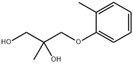 2-メチル-3-(o-トリルオキシ)-1,2-プロパンジオール 化学構造式