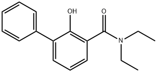 N,N-Diethyl-2-hydroxy-1,1'-biphenyl-3-carboxamide,63992-45-0,结构式