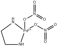 (ETHYLENEDIAMINE)DINITRATOPALLADIUM(II) Struktur