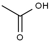 Acetic acid glacial Structure