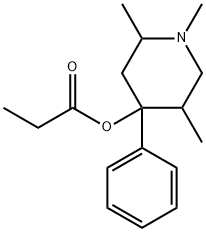 trimeperidine  Structure