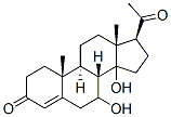 7,14-dihydroxypregn-4-ene-3,20-dione 结构式