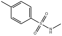 N-甲基对甲苯磺酰胺,640-61-9,结构式