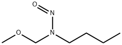 N-(メトキシメチル)-N-ニトロソ-1-ブタンアミン 化学構造式