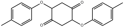 2,5-Di(p-tolyloxy)-1,4-cyclohexanedione,64011-60-5,结构式