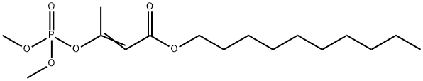 3-(Dimethoxyphosphinyloxy)-2-butenoic acid decyl ester,64011-82-1,结构式