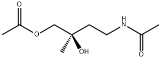 N-[(R)-4-(Acetyloxy)-3-hydroxy-3-methylbutyl]acetamide Structure