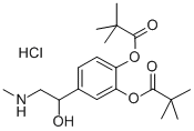 Dipivefrin hydrochloride Struktur