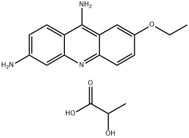 利凡诺(乳酸依沙吖啶),6402-23-9,结构式