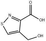 3-Isothiazolecarboxylic acid, 4-(hydroxymethyl)- (9CI) Structure