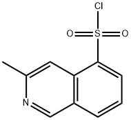 3-甲基异喹啉-5-磺酰氯,640290-02-4,结构式