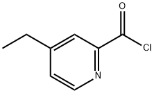 2-Pyridinecarbonyl chloride, 4-ethyl- (9CI) Structure