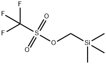 トリフルオロメタンスルホン酸(トリメチルシリル)メチル 化学構造式