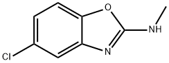 5-クロロ-N-メチル-2-ベンゾオキサゾールアミン 化学構造式