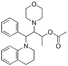 3-(4-Morpholinyl)-4-phenyl-4-(1,2,3,4-tetrahydroquinolin-1-yl)-2-butanol acetate Struktur