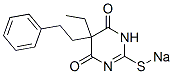 5-Ethyl-5-phenethyl-2-sodiothio-4,6(1H,5H)-pyrimidinedione Struktur