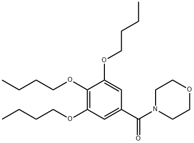 4-(3,4,5-Tributoxybenzoyl)morpholine Struktur