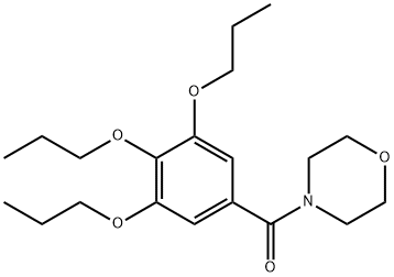 4-(3,4,5-Tripropoxybenzoyl)morpholine Struktur