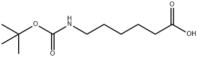 叔丁氧羰酰基6-氨基己酸, 6404-29-1, 结构式