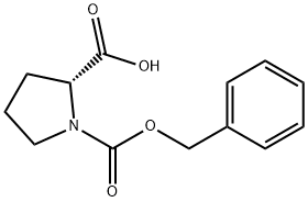 N-苄氧羰基-D-脯氨酸, 6404-31-5, 结构式