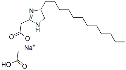 sodium laulyl carboxymethyl imidazoline acetate Struktur