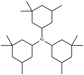 Tris(3,3,5-trimethylcyclohexyl)arsine,64048-98-2,结构式