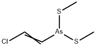 Bis(methylthio)(2-chlorovinyl)arsine Structure