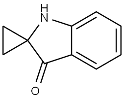 Spiro[cyclopropane-1,2'-[2H]indol]-3'(1'H)-one Struktur