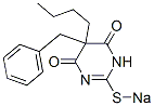 5-Benzyl-5-butyl-2-sodiothio-4,6(1H,5H)-pyrimidinedione Structure