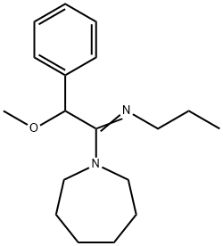 Hexahydro-1-[2-methoxy-2-phenyl-1-(propylimino)ethyl]-1H-azepine,64058-23-7,结构式