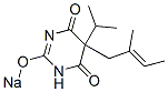 5-Isopropyl-5-(2-methyl-2-butenyl)-2-sodiooxy-4,6(1H,5H)-pyrimidinedione,64058-52-2,结构式