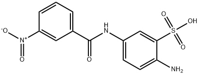 2-amino-5-(3-nitrobenzamido)benzenesulfonic acid 结构式
