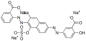 6406-36-6 2-Hydroxy-5-[[5-hydroxy-6-[(2-sodiooxycarbonylphenyl)azo]-7-sodiosulfo-2-naphthalenyl]azo]benzoic acid sodium salt