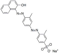 4-[[4-[(2-Hydroxy-1-naphthalenyl)azo]-3-methylphenyl]azo]-3-methylbenzenesulfonic acid sodium salt|