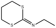 N-ethyl-1,3-dithian-2-imine Struktur