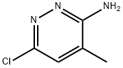 3-PyridazinaMine, 6-chloro-4-Methyl- Structure