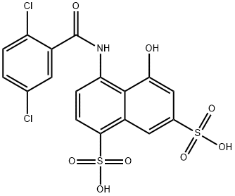 8-(2,5-dichlorobenzamido)-1-naphthol-3,5-disulfonic acid|