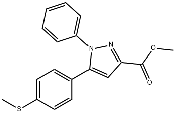 5-(4-메틸설파닐-페닐)-1-페닐-1H-피라졸-3-카르복실산메틸에스테르