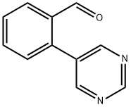 2-(嘧啶-5-基)苯甲醛,640769-71-7,结构式