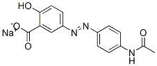 sodium 5-[[4-(acetylamino)phenyl]azo]salicylate