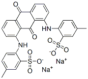disodium 4,4'-[(9,10-dihydro-9,10-dioxo-1,8-anthrylene)diimino]bis(toluene-3-sulphonate)|