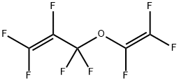 1,1,2,3,3-ペンタフルオロ-3-[(トリフルオロエテニル)オキシ]-1-プロペン 化学構造式