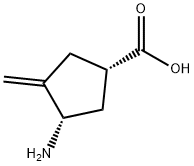 Cyclopentanecarboxylic acid, 3-amino-4-methylene-, (1S,3S)- (9CI),640896-97-5,结构式