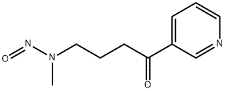 4-(N-ニトロソメチルアミノ)-1-(3-ピリジニル)-1-ブタノン 化学構造式