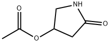 4-(acetyloxy)-2-Pyrrolidinone 化学構造式