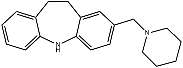 10,11-Dihydro-2-(1-piperidinylmethyl)-5H-dibenz[b,f]azepine Structure