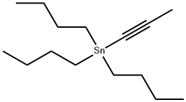 (1-プロピニル)トリブチルスタンナン 化学構造式