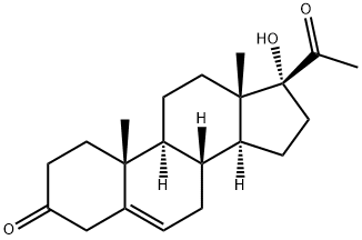 17-hydroxypregnenedione Structure