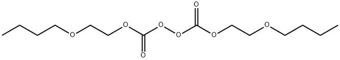 di-(2-butoxyethyl)peroxydicarbonate 化学構造式